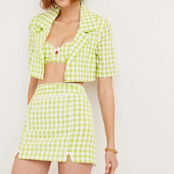 For Love & Lemons Maureen Blazer Top